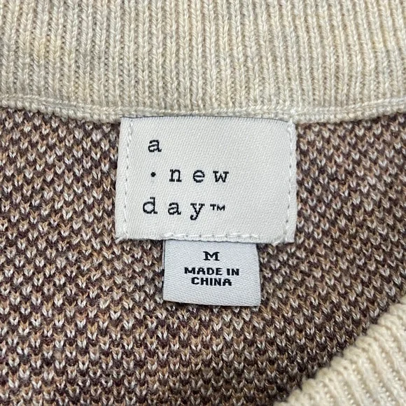 A New Day Leopard Print Sweater - Brown and Cream - Picture 4 of 4